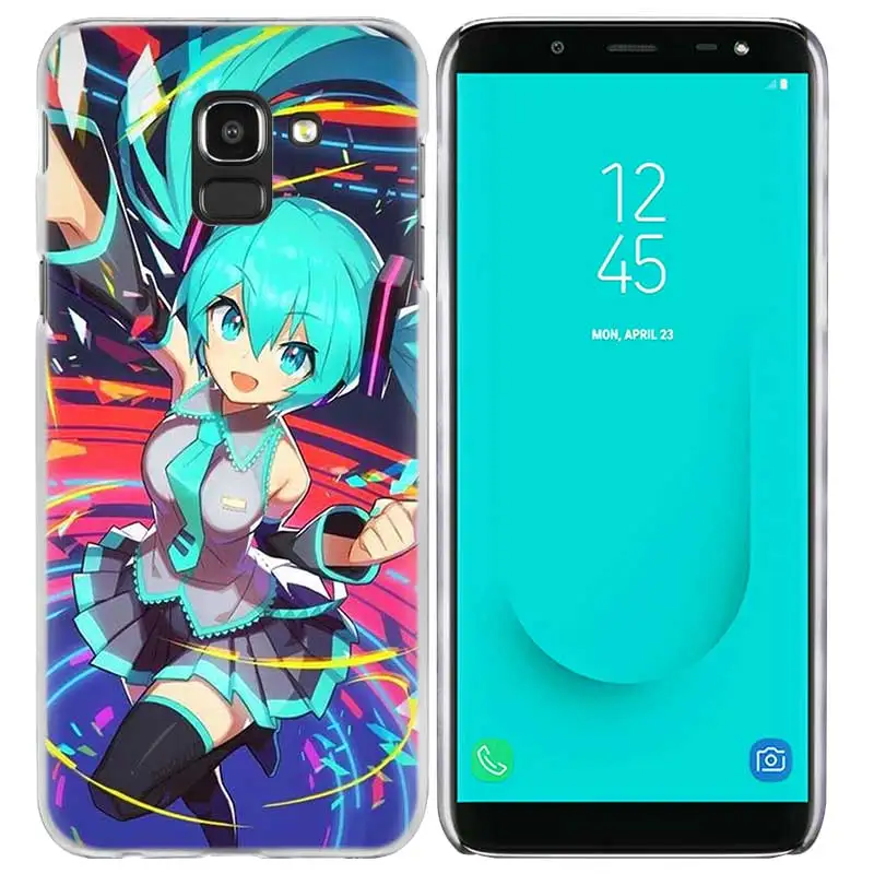 Аниме Хацунэ Мику чехол КРЫШКА ДЛЯ samsung Galaxy A50 A70 A60 A40 A30 A20e A10 A9 A8 A7 A6 A5 J8 J7 J6 J5 J4 Plus Prime - Цвет: 03