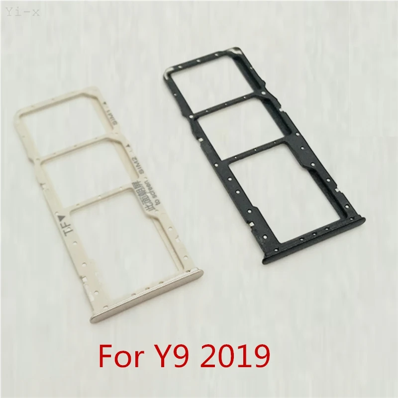 

SIM Card Tray Micro SD Card Tray Holder Slot Reader Slot Adapter For Huawei Y9 2019 / Enjoy 9 plus