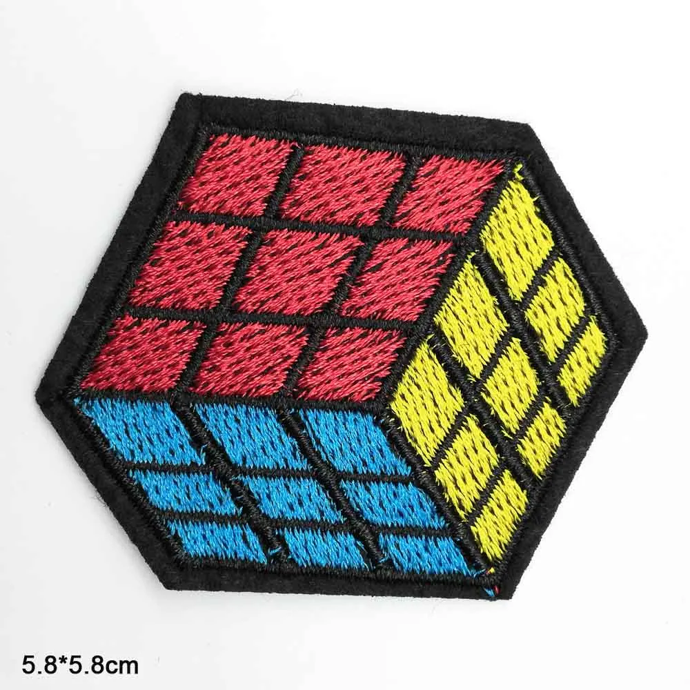 Нашивки для одежды Magic Cube с вышивкой утюжок наклейки оптовая продажа | Дом и сад