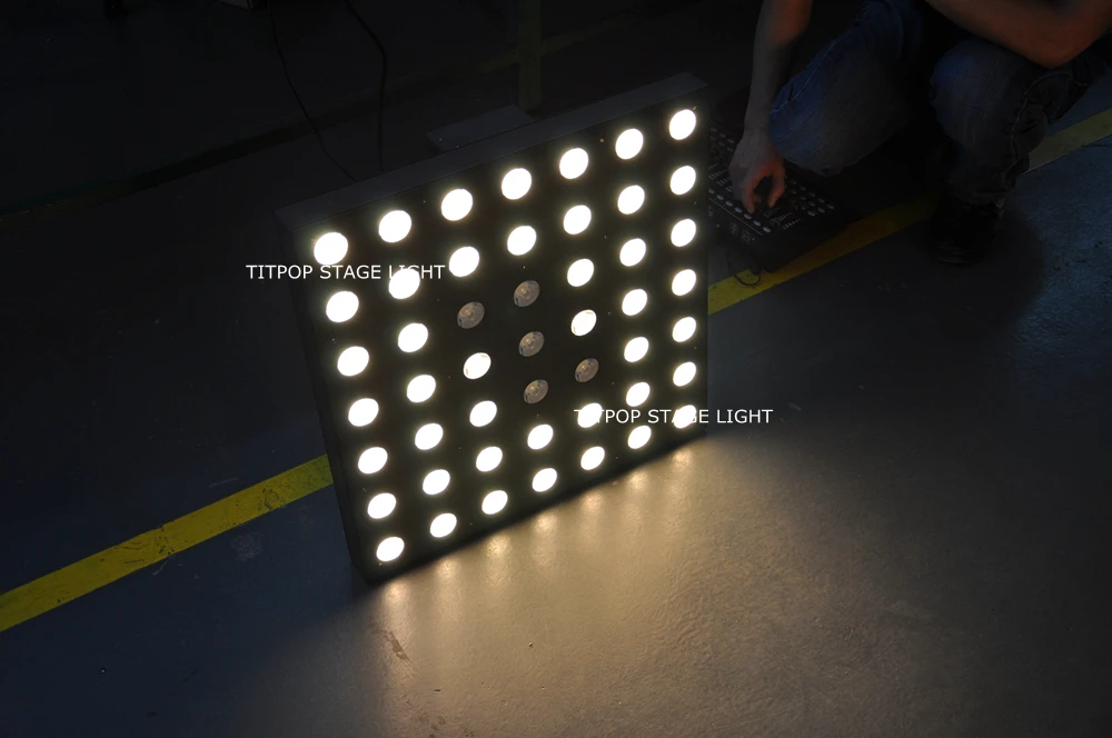 СВЕТОДИОДНЫЙ матричный светильник TIPTOP 7X7 золотого цвета США Cree 3 Вт лампа 50 см x