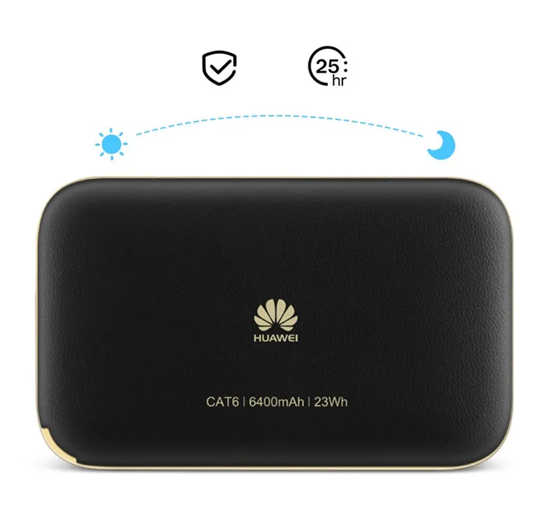 

Original 300Mbps Huawei WiFi 2 Pro E5885 4G LTE FDD TDD Wireless Pocket WiFi Router With Ethernet Port 6400mAh Power Bank