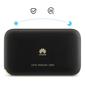 original 300mbps huawei wifi 2 pro e5885 4g lte fdd tdd wireless pocket wifi router with ethernet port 6400mah power bank free global shipping