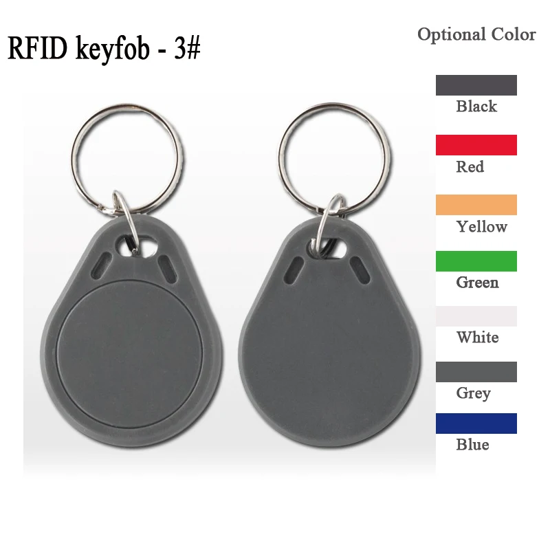 Rfid брелок с индивидуальными принтами 13 56 мГц f08 fm1108 синий красный желтый зеленый