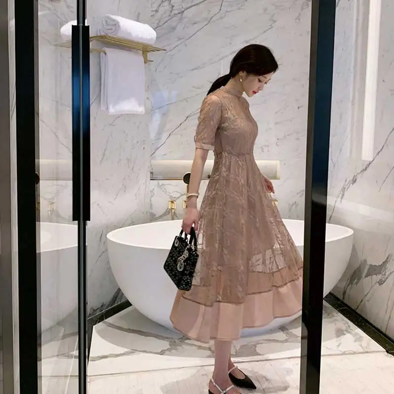 Новинка лета 2019 женское платье сексуальное облегающее элегантное кружевное