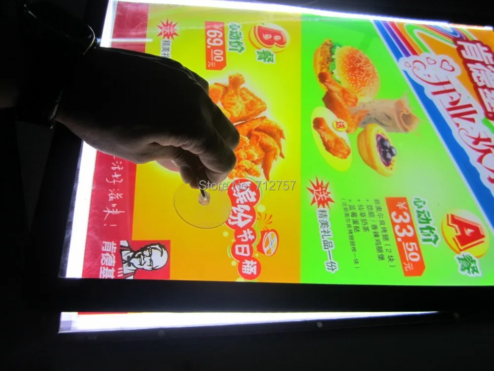 Магнитная панель размер плаката 27 &quotx 40&quot LED освещенная коробка/доски|light main|light