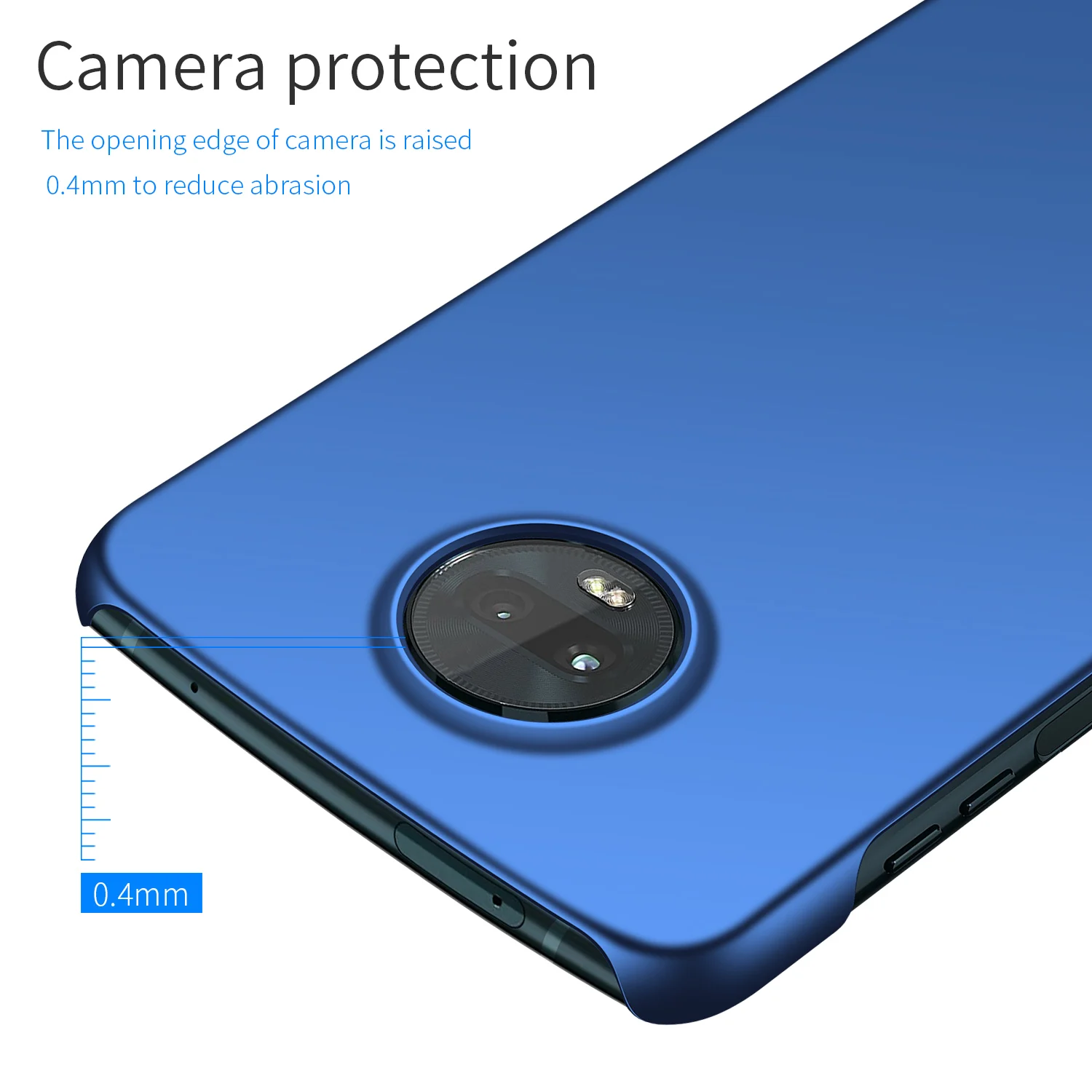 Чехол для Motorola Moto Z3 Play Высококачественный жесткий Тонкий матовый защитный чехол