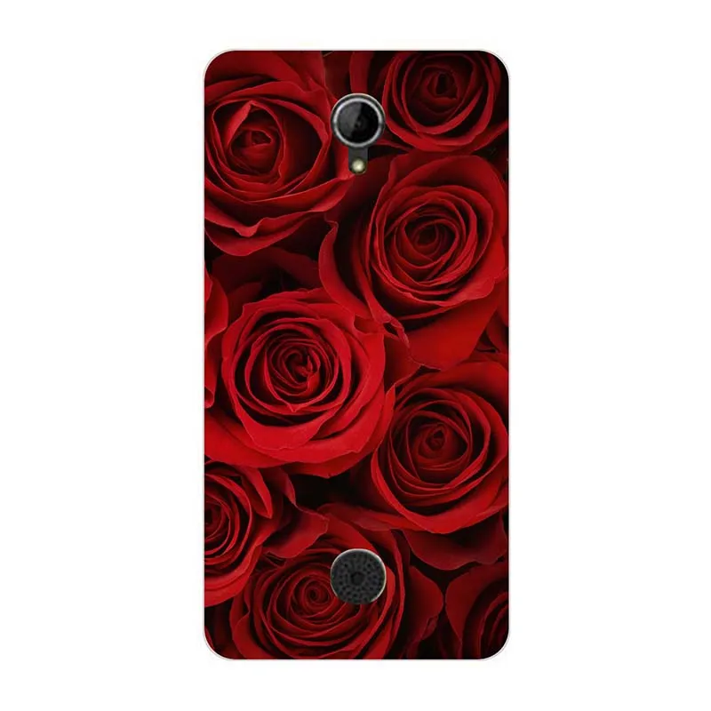 Soft Silicon Case For wiko U feel Fab UFeel Go Lite Prime Case Print Cover Rose Wolf Owl Patterned Phone Back Shell Fundas para - Цвет: A194