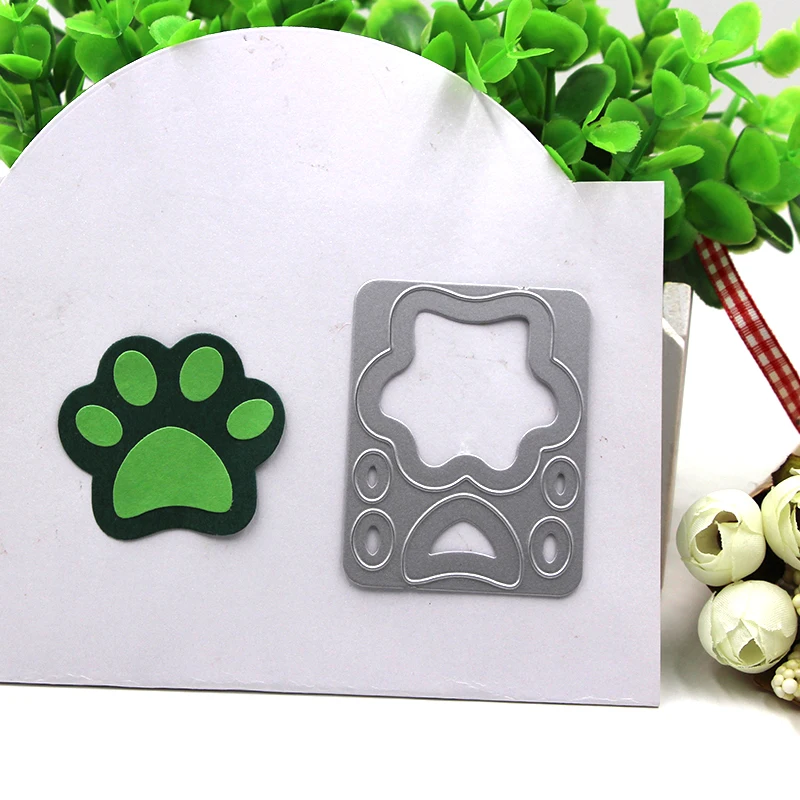 2020 NEW Zebra Footprint Metal Cutting Dies Stencils Template for Scrapbooking Card Album Embossing Decor DIY Crafts Gift | Дом и сад