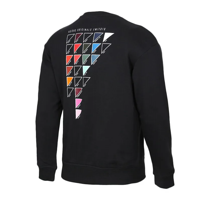 Оригинальное новое поступление 2018 Adidas Originals GRAPHICS CREW Мужской пуловер трикотажная