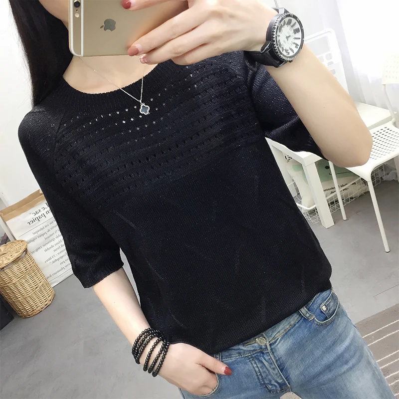 Новинка 2019 Модный женский свитер Осенние шерстяные вязаные свитера с круглым