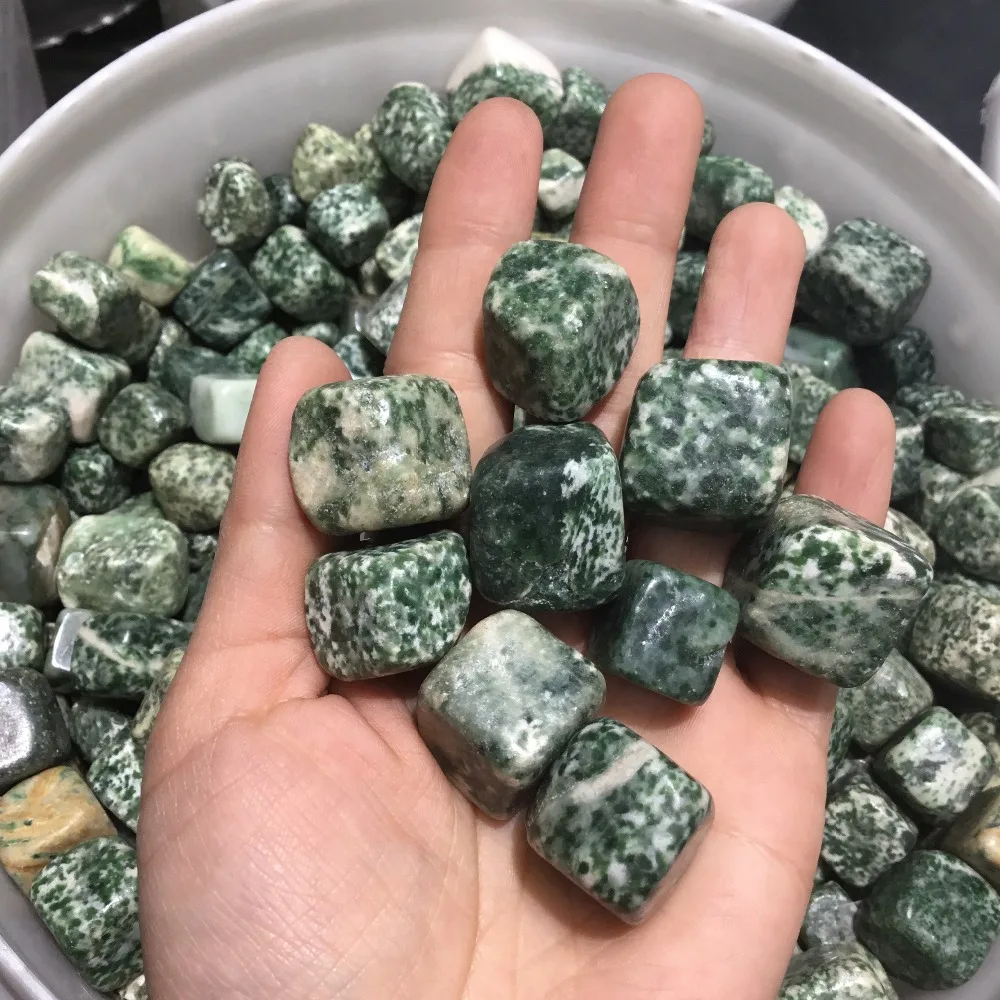 

Natural gemstone Tumbled stone polished mineral crystal cube stones