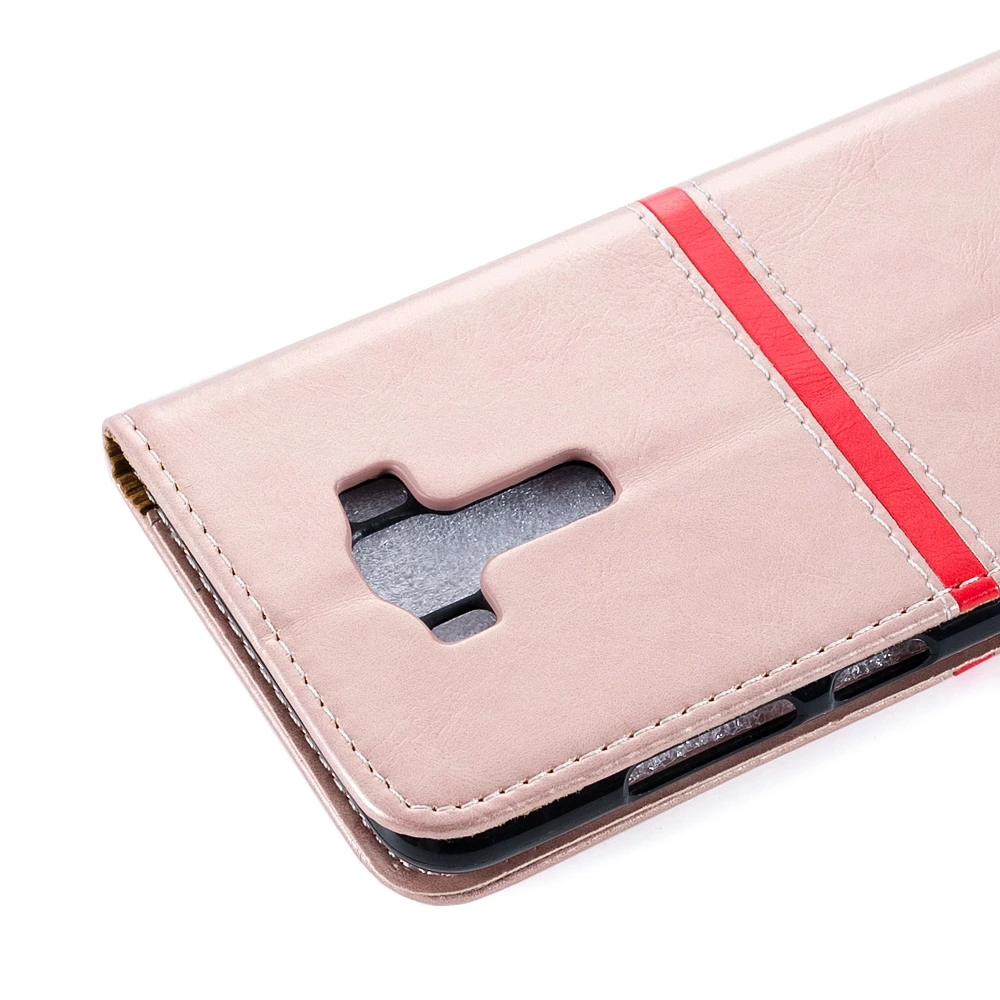 Leather Wallet Case For Asus ZenFone 3 Laser ZC551KL Silicone Back Cover Flip Book Business | Мобильные телефоны и