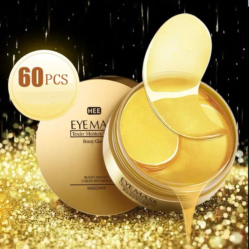 Патчи под глаза увлажняющие коллагеновые мешки маска с золотым коллагеном для