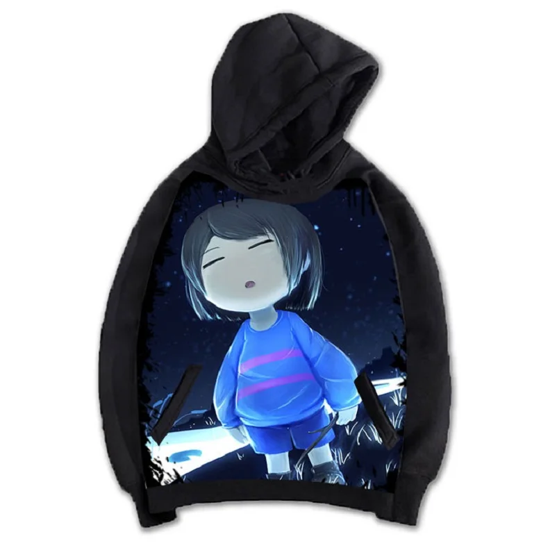 Высокая-Q Мужская Аниме Cos Используйте фриск Toriel Sans папирус хлопок Повседневное с капюшоном толстовки с капюшоном пальто куртки пуловер