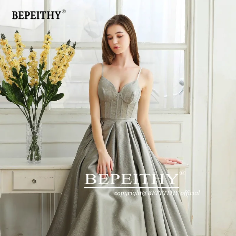 BEPEITHY A line винтажное длинное блестящее вечернее платье вечерние элегантные платья