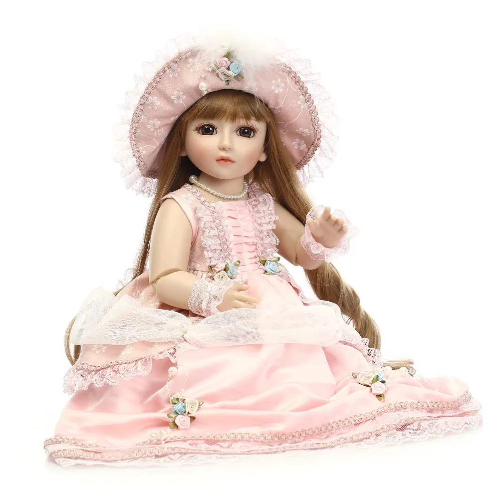 Кукла реборн NPK ручной работы милая детская кукла 18 дюймов SD/BJD лучший игровой