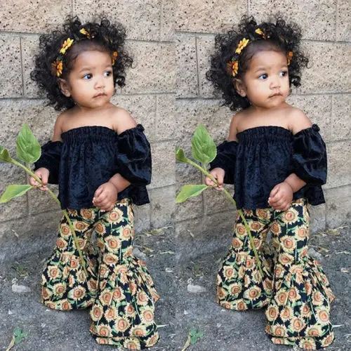 От 1 до 6 лет для маленьких девочек из хлопка с коротким рукавом топы открытыми