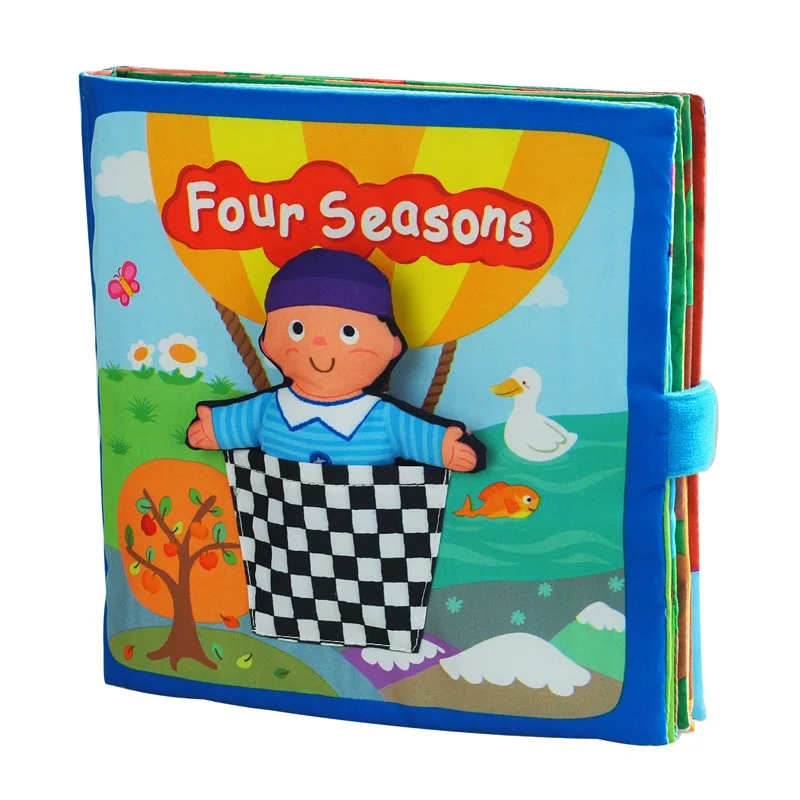 Детская развивающая игрушка вспененная Мягкая тканевая книга хорошая