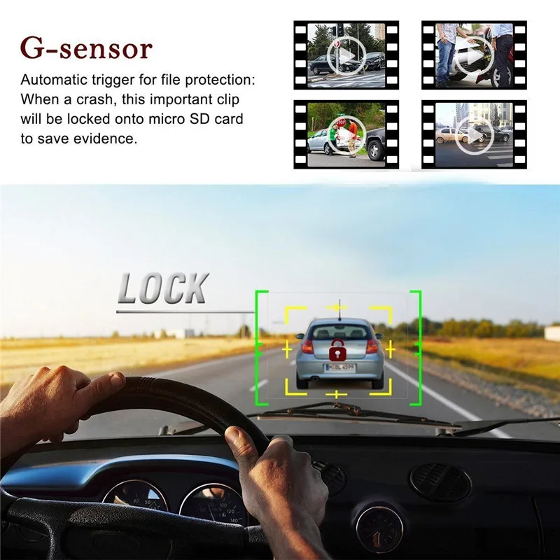 Автомобильный видеорегистратор 2 4 дюйма G30 Full HD 1080P 120 градусов для автомобилей с g