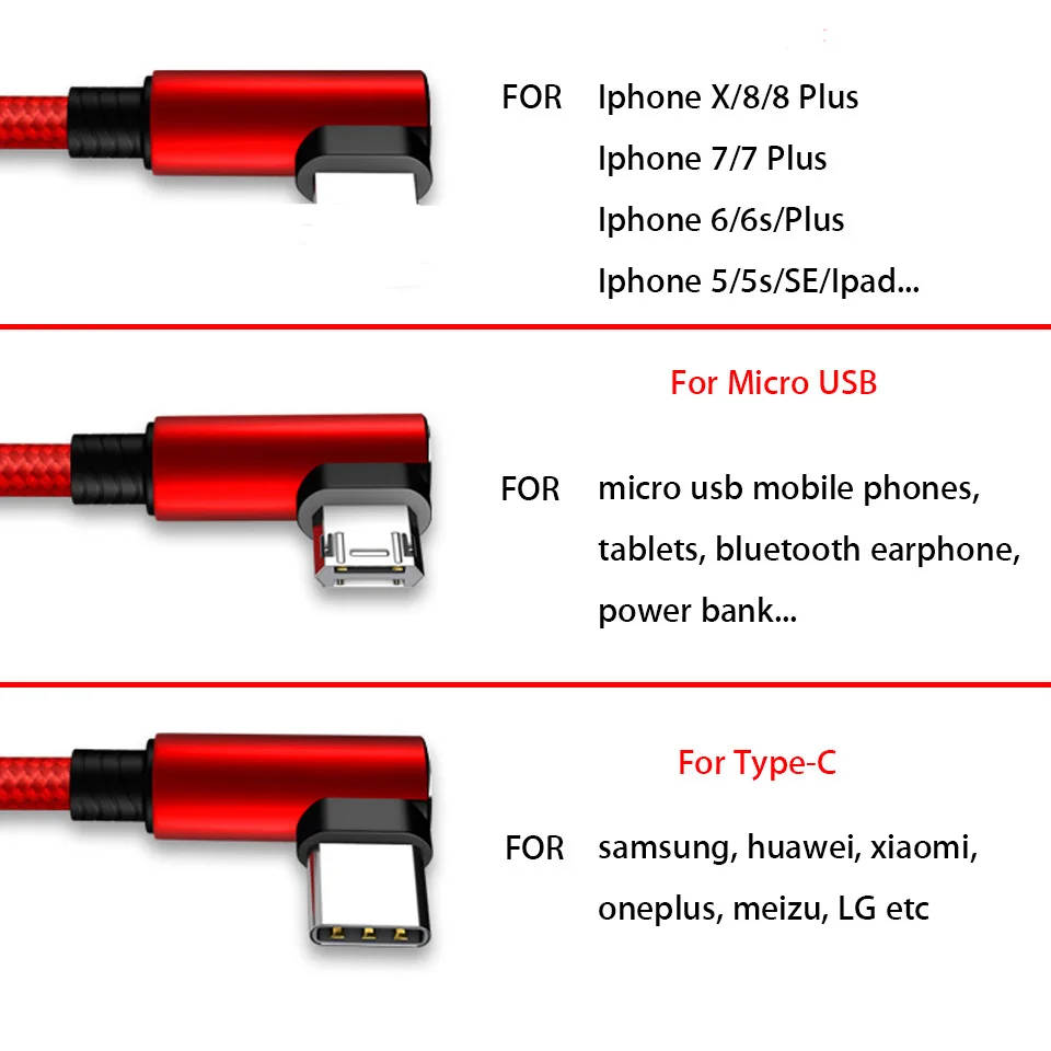 3 в 1, 3 в 1, 90 градусов, Usb кабель для зарядки, кабель Usb type C, кабель для зарядки мобильных телефонов, кабели для samsung Xiaomi Redmi Note 8 7 Pro