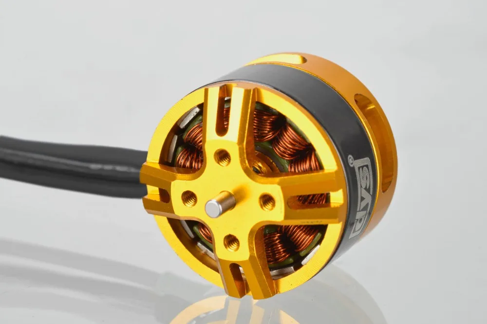 4 шт./лот DYS BE1806 1400KV 2300KV бесщеточный мотор черный/золотой черный издание для