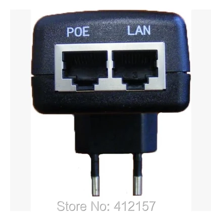 POE адаптер для камеры видеонаблюдения 48 В 0 5 А|plug us|plug ethernetplug eu |