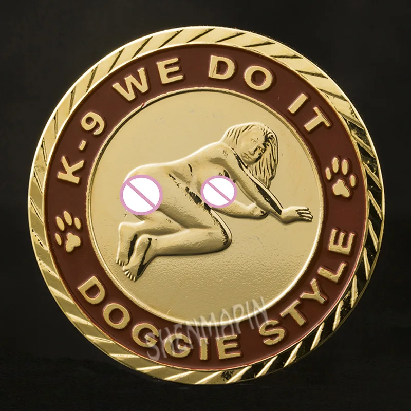 Military Working Dog Commemorative Coin Dedicated to Loyalty Honor Medal Coins Collectibles Guardians of the Night | Дом и сад