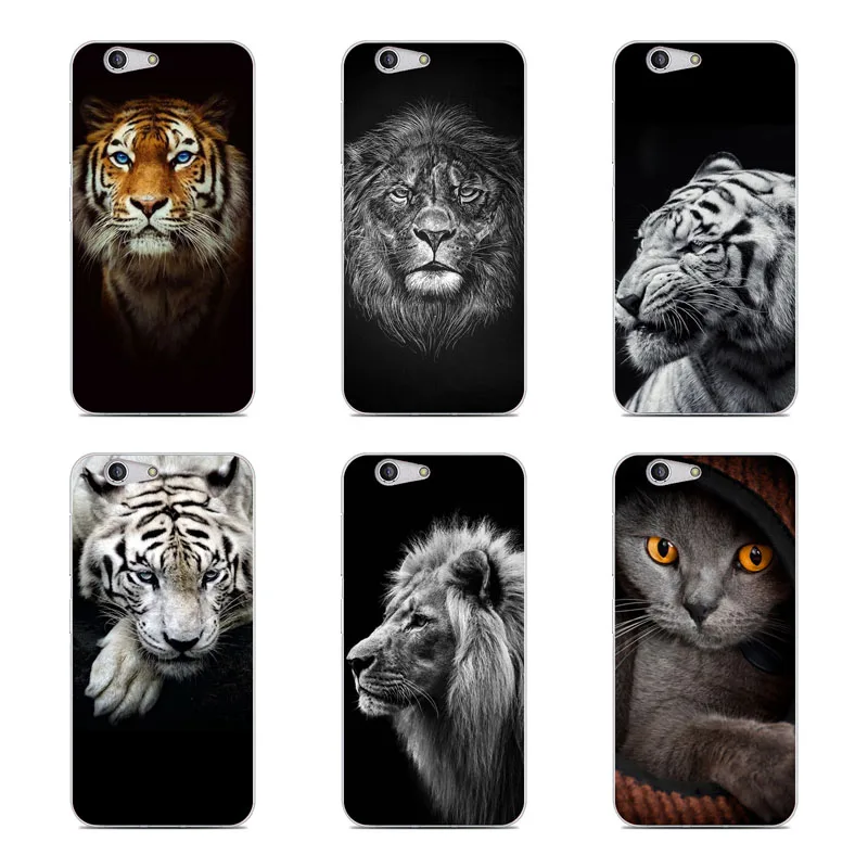 zte blade A512 Z10 Case Silicon Tigers lions Painting Soft TPU Back Cover for BA512 Protect Phone cases shell |