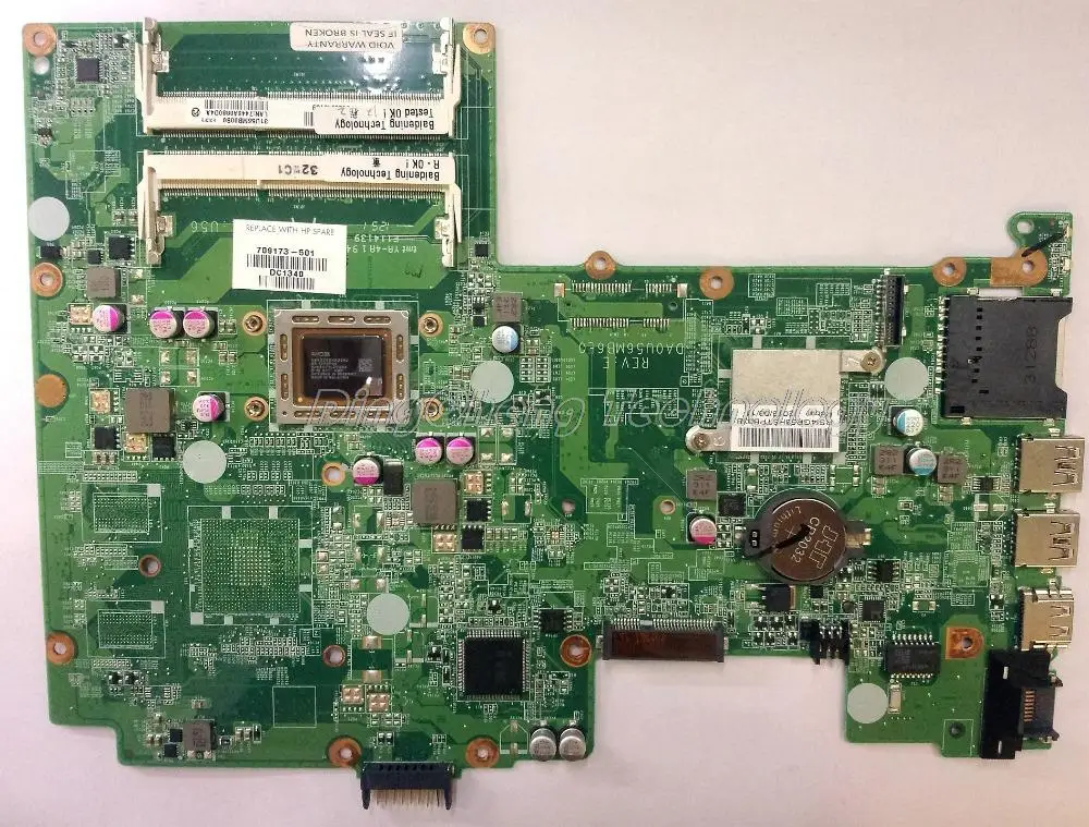 Материнская плата для ноутбука hp pavilion 15 709173 501 DA0U56MB6E0 REV: E A4 4355M CPU интегрированная