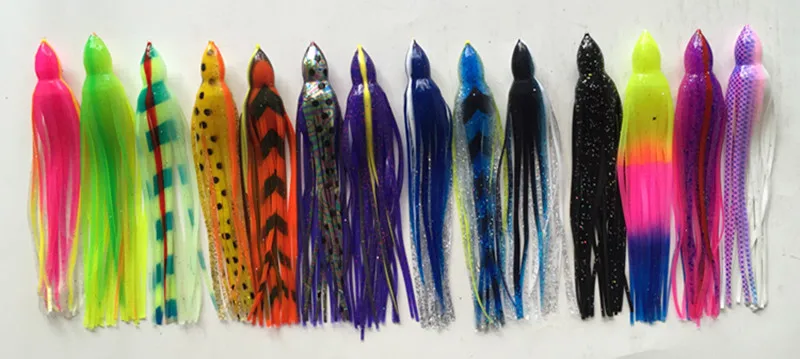 

10inch Octopus Bait Tuna Lure Boat Trolling Lure Sea Fishing Lure Fishing Tackle Fourteen kinds of color selection