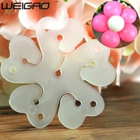 weigao plum flower balloon modelling seal clip balloon sticks tie latex balloon sealing clip for wedding party decoration supply