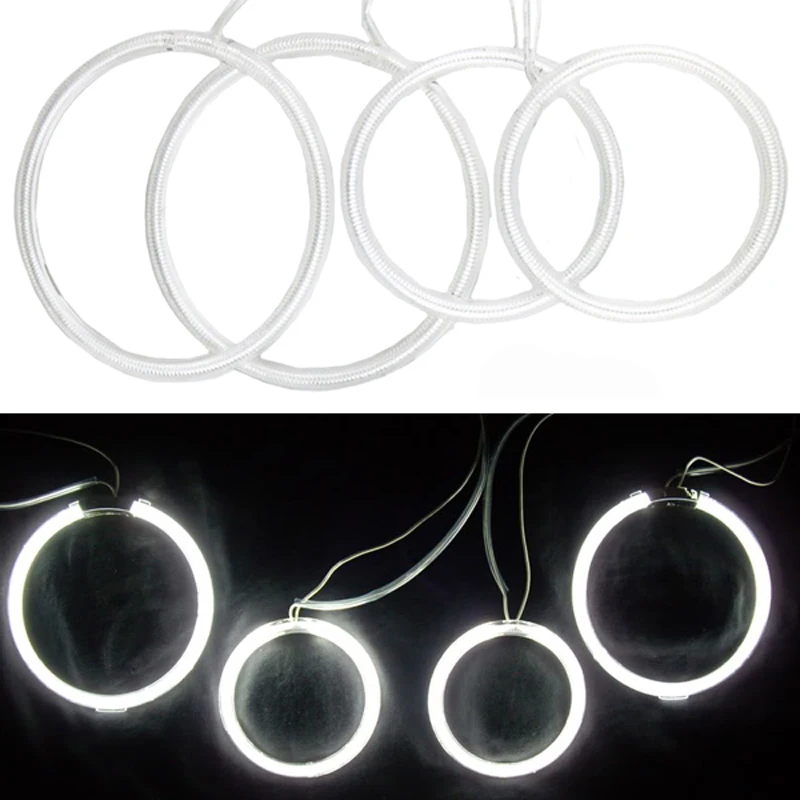 Комплект белых кольцевых ореолов для Volkswagen VW Golf 5 V MK5 (A5/Typ 1K 03 09) с 4 кольцами ccfl и 2