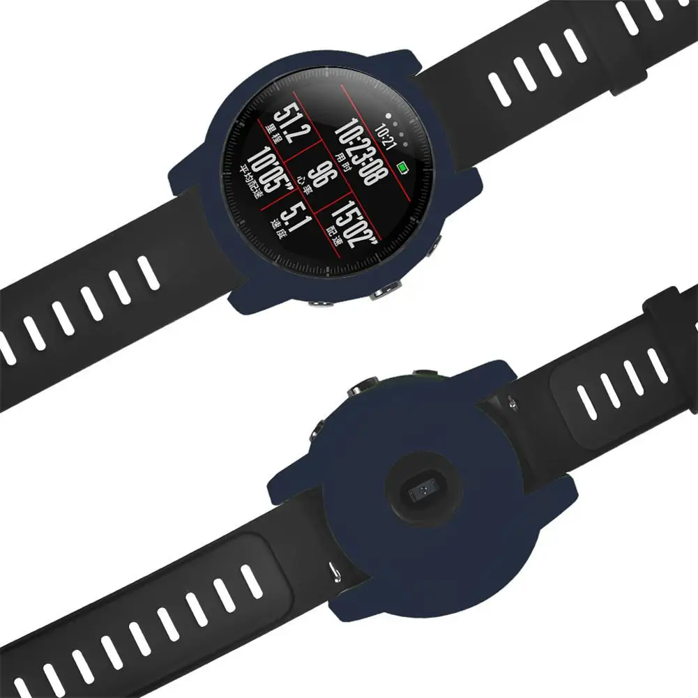 Тонкий чехол из поликарбоната защитный для смарт часов Huami Amazfit Stratos