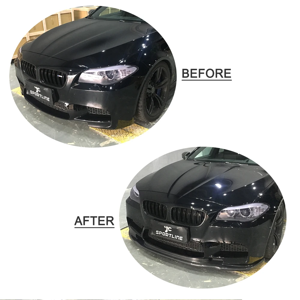Передний бампер из углеродного волокна спойлер для подбородка BMW 5 серии F10 M5