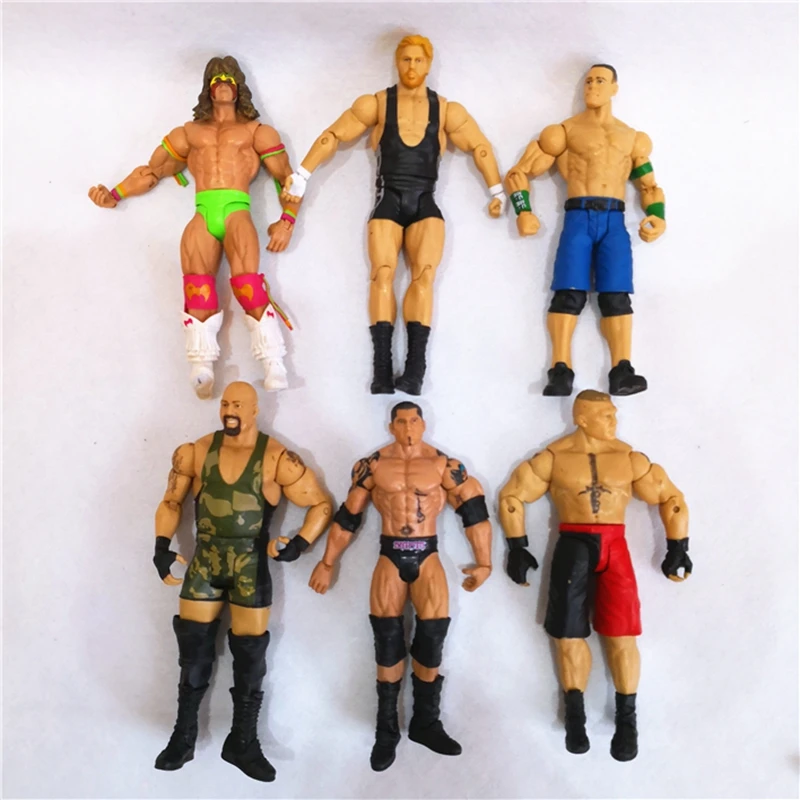 5pcRandom Wrestling Wrestler Seth Rollins danel Bryan Mark Henry Dave Bautist фигурка игрушка Brinquedos Фигурки Модель подарок