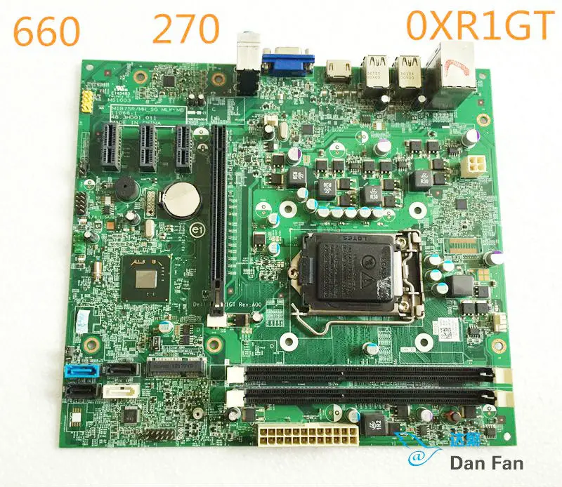 

CN-0XR1GT XR1GT For DELL Inspiron 660 Vostro 270 Desktop Motherboard MIB75R/MH_SG 11068-1 Mainboard 100%tested fully work