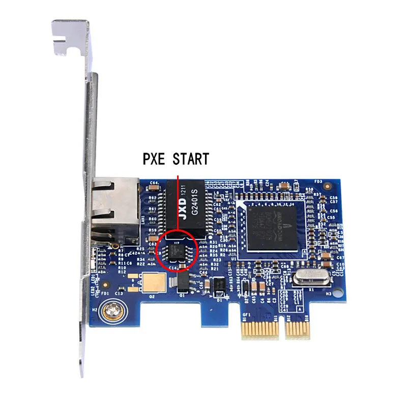 Сетевая карта Broadcom NetXtreme BCM5751/5721 10/100/1000 м гигабитная настольная PCI express RJ45 сетевая