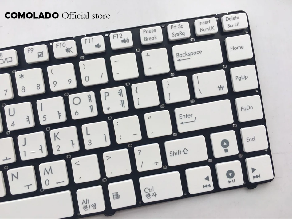 KR Корейская клавиатура для ASUS U36 U36SD U36SG U40SD U41J U41JF U41SV белый и черный без рамки
