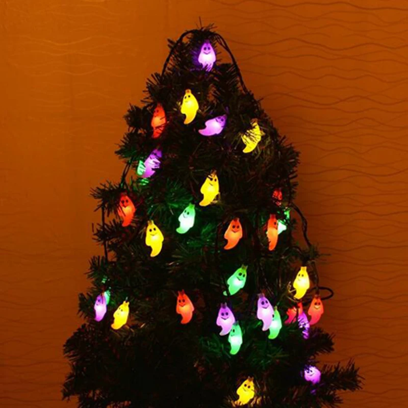 30 Led Ghost Солнечная гирлянда наружная Водонепроницаемая светодиодная для DIY сада