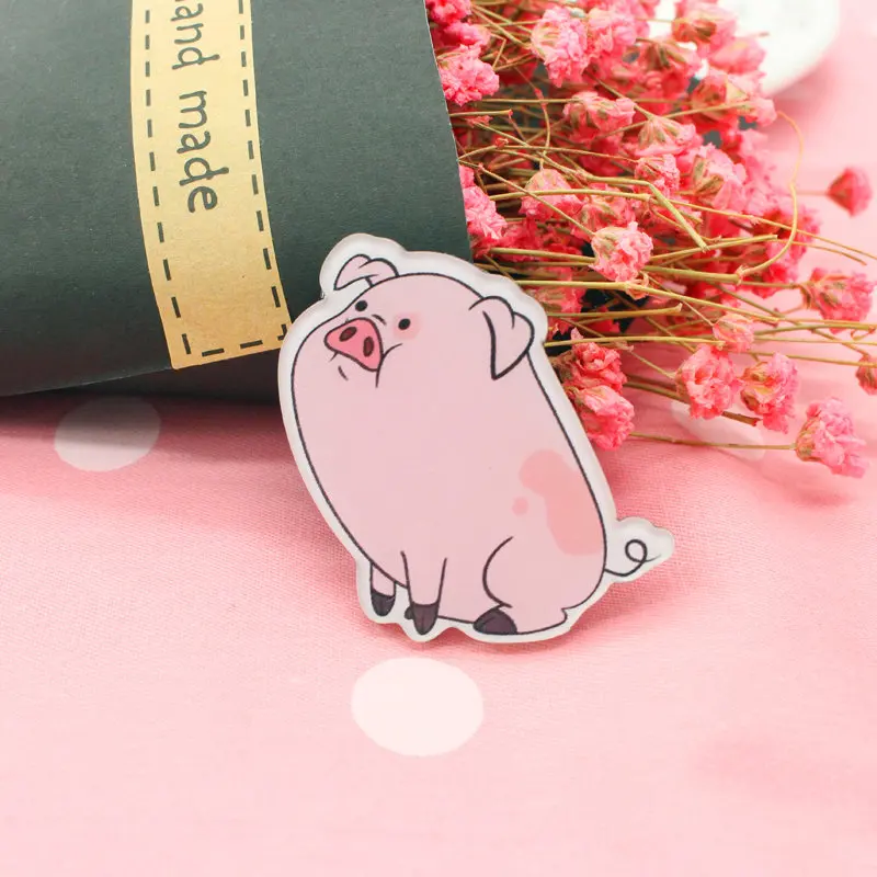 Бесплатная доставка 1 шт. картина мультфильм микс розовая свинка для одежды