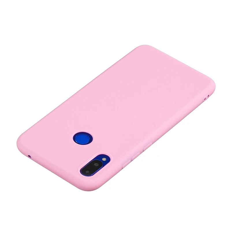 Резиновый ТПУ силиконовый чехол для Huawei Nova 3i карамельный цвет Мягкий задняя