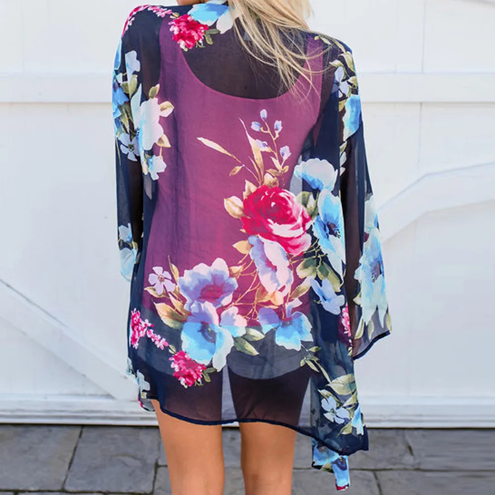 Сексуальные топы летний женский модный темно синий длинный рукав &quotлетучая