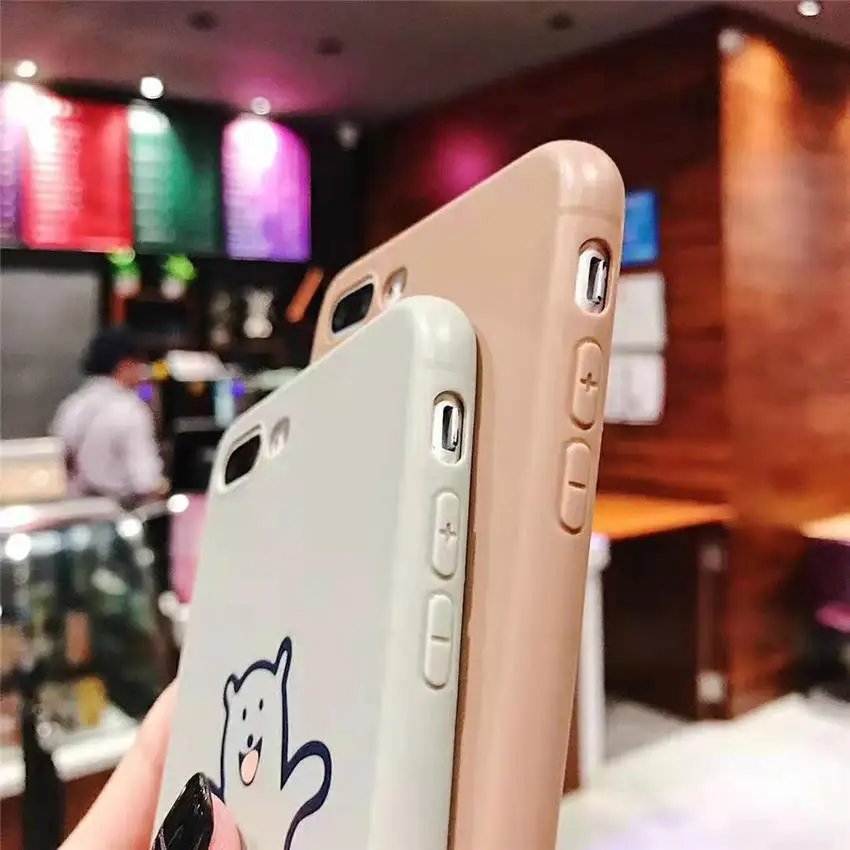 Чехлы для телефонов iPhone XR XS MAX 8 7 6s Plus чехлы на заднюю панель с милой улыбкой