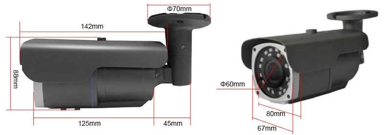 Уличная ip камера CCDCAM SONY IMX323 1080P инфракрасная ночного видения 40 м объектив 2 8 12 мм