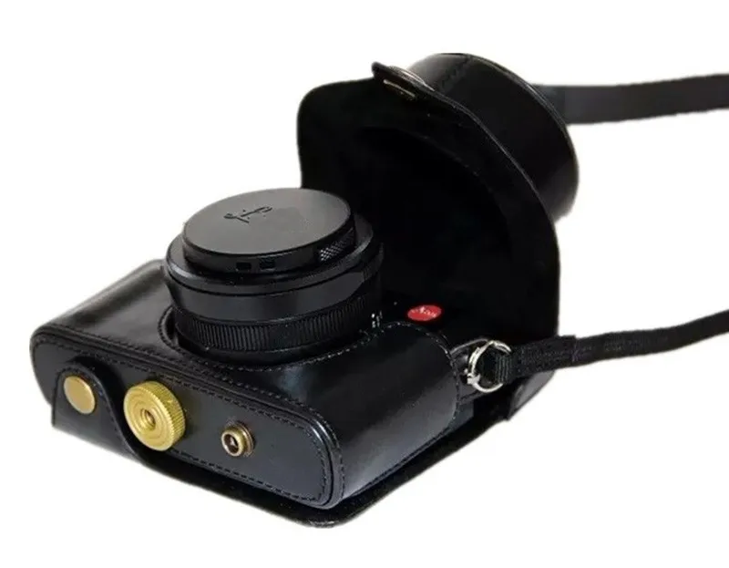 Из искусственной кожи чехол камера сумка чехол для Leica D-LUX TYP109 LUX109 портативный чехол с плечевым ремнем