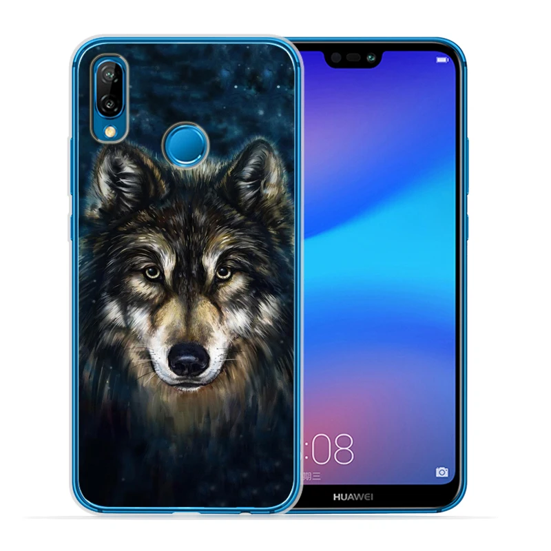 Властный волк для huawei P30 P20 Lite Pro P10 Lite P8Lite P9Lite P Smart mate 9 10 20 Lite Pro Мягкий бампер чехол для телефона