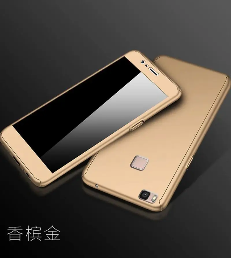 360 Полный Чехол для huawei P9 LITE P9LITE VNS-L21 L31 5,2 дюймов чехол для huawei P9 Lite чехол с закаленным стеклом