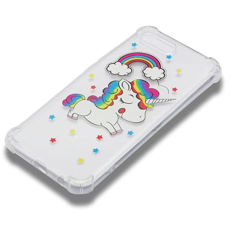 Роскошные антидетонационных Единорог случаи Сотовая связь телефон пластичный