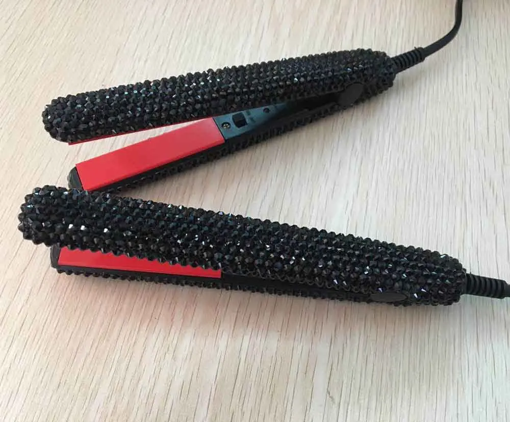 ЕС plug Mini розовый керамический электронный выпрямитель для волос Утюг 220 240 В