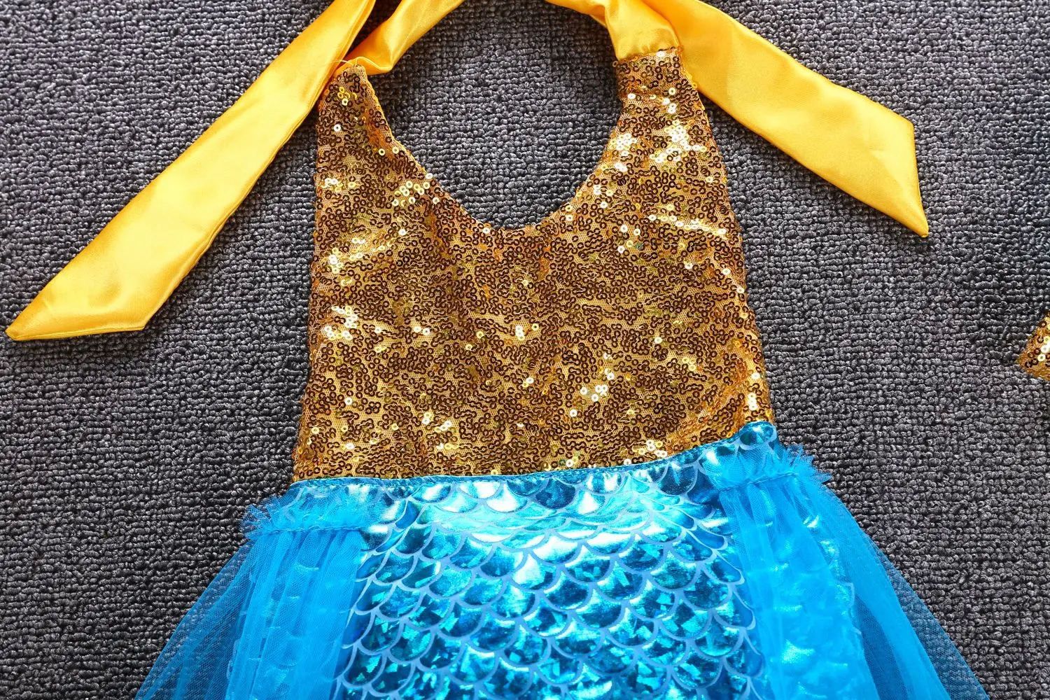 Детский купальный костюм русалки детский с принтом рыбки женский купальник